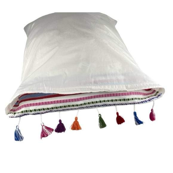 Anthropologie Woven Rosado Duvet Cover And Pillow Shams Set - Picture 5 of 10